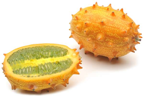 Kiwano ou "melon à corne" BIO des landes (calibre moyen), France
