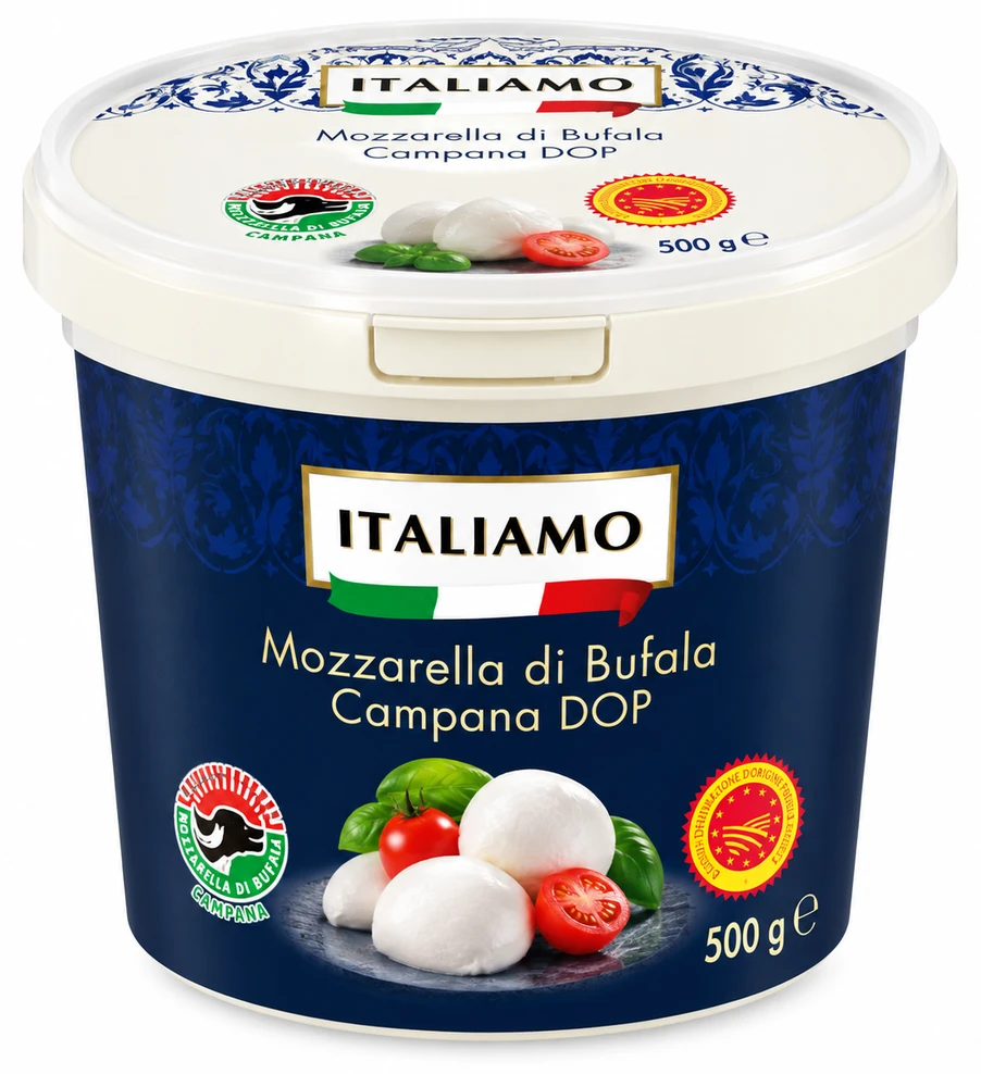 Mozzarella di Bufala Campana AOP Italiamo