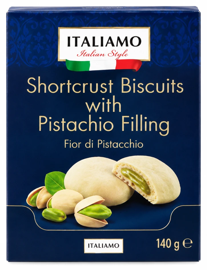 Biscuits sablés coeur pistache