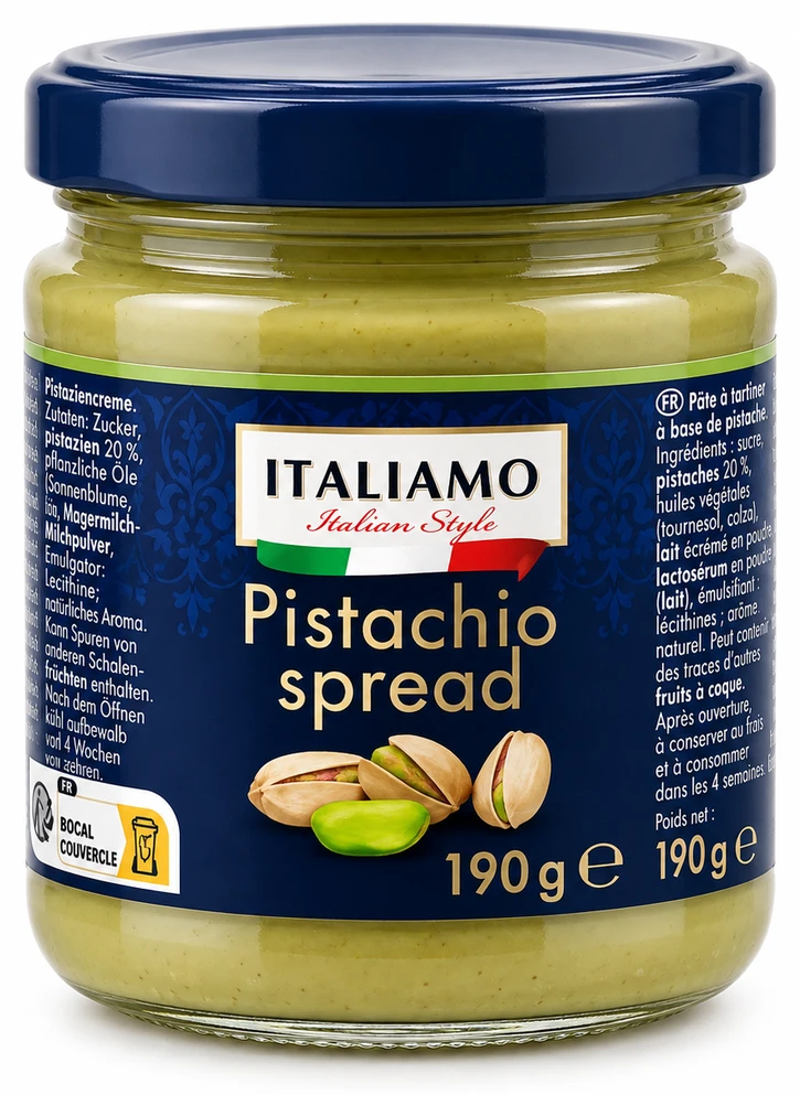 Pâte à tartiner pistache