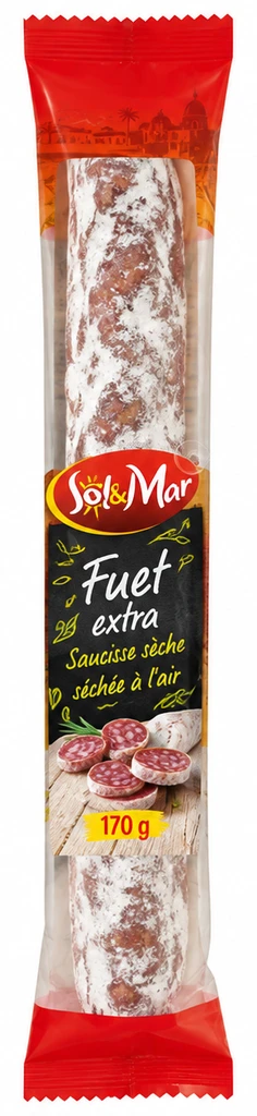 Sol&Mar Fuet extra, saucisse sèche séchée à l'air