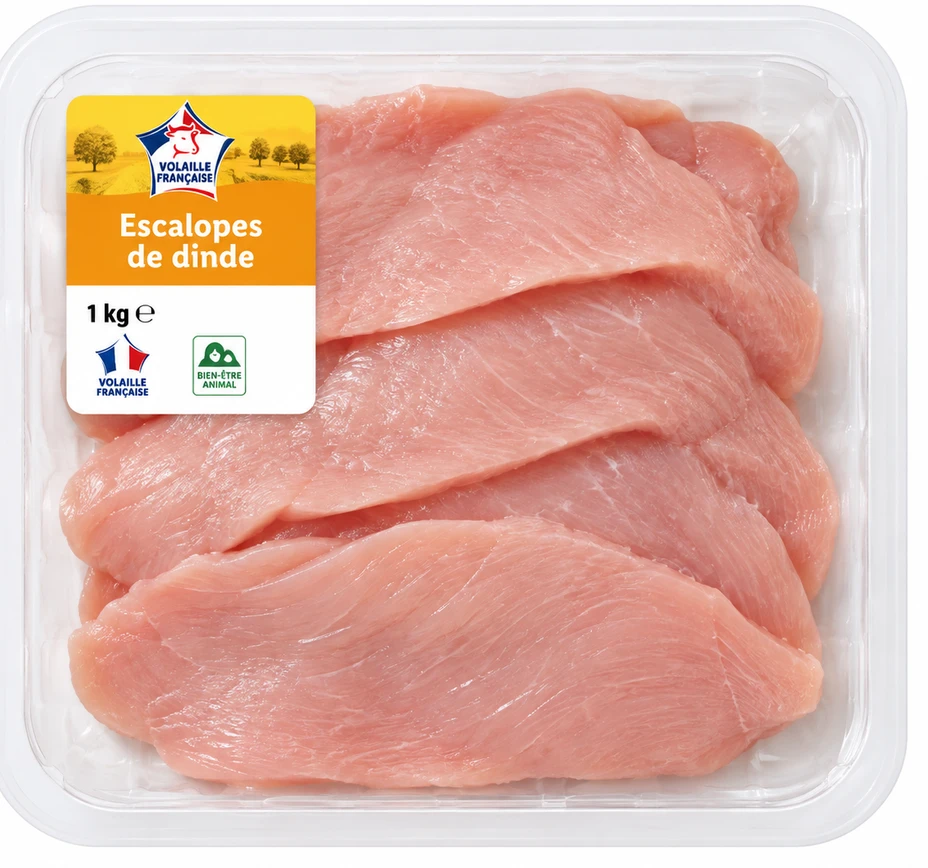 Escalopes de dinde