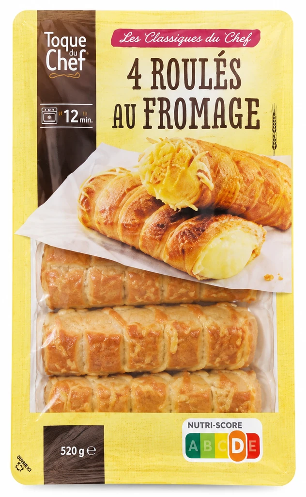 4 roulés au fromage