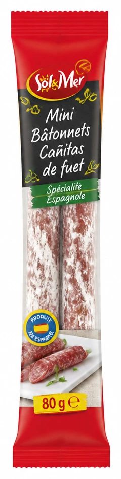 Mini bâtônnets Cañitas de fuet