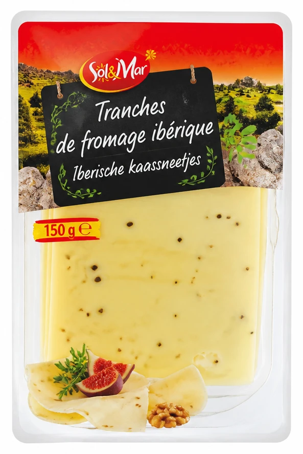 Tranches de fromage ibérique