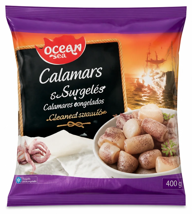 Calamars surgelés