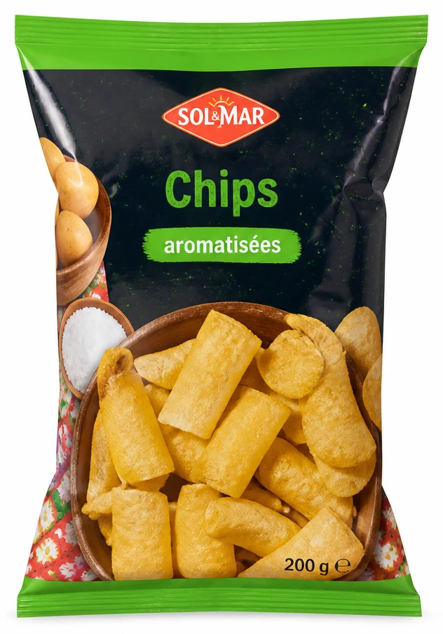 Chips aromatisées