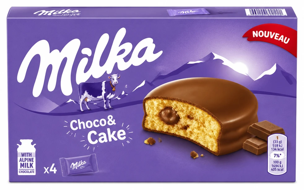 Milka Choco and Cake