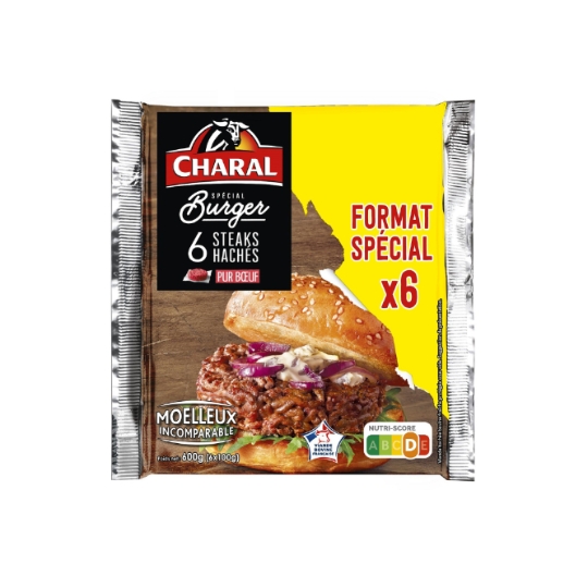 Steaks Hachés Spécial Burger CHARAL