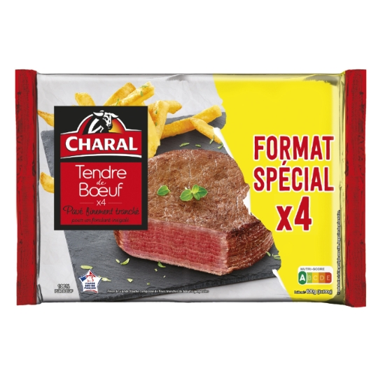 Viande Bovine : Pavé Finement Haché CHARAL