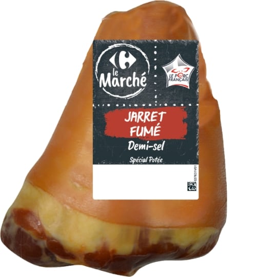 Jarret de Porc Fumé Demi Sel CARREFOUR LE MARCHE