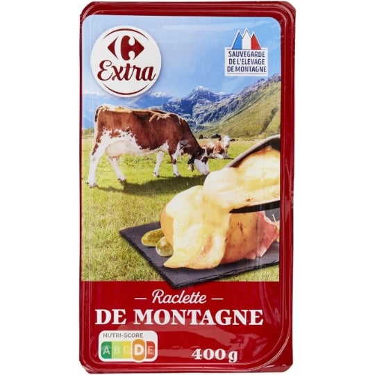 Fromage à Raclette de Montagne CARREFOUR EXTRA