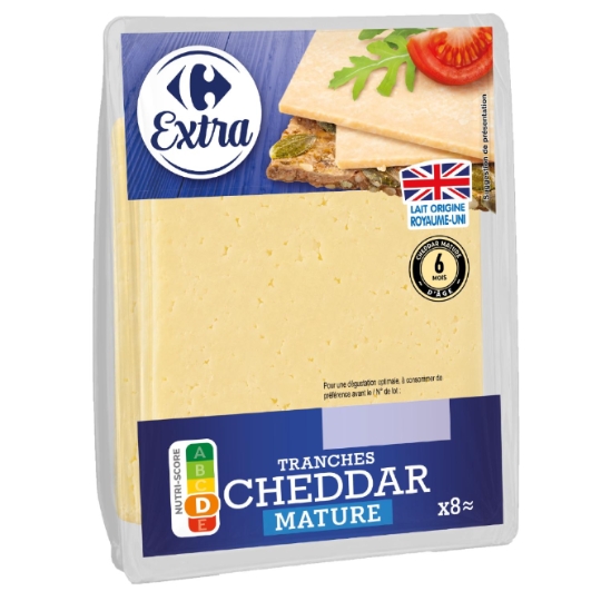 Tranches de cheddar CARREFOUR EXTRA