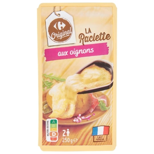 Fromage en Tranches à Raclette Aux Oignons CARREFOUR ORIGINAL