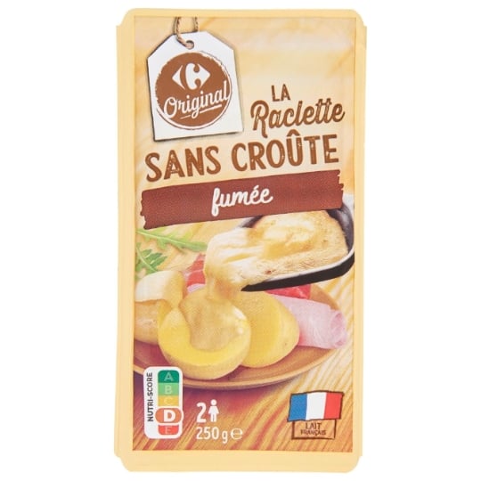 Fromage à Raclette en Tranches Fumée sans Croûte CARREFOUR ORIGINAL