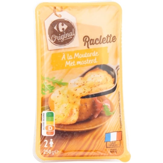 Fromage à Raclette à la Moutarde CARREFOUR ORIGINAL