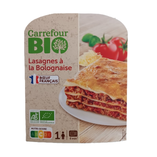 Lasagne Bolognaise Bio CARREFOUR BIO