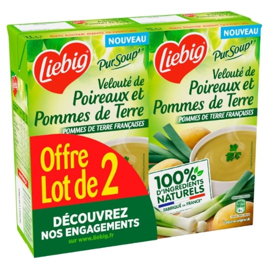 Soupe Velouté Poireaux Pommes de Terre LIEBIG