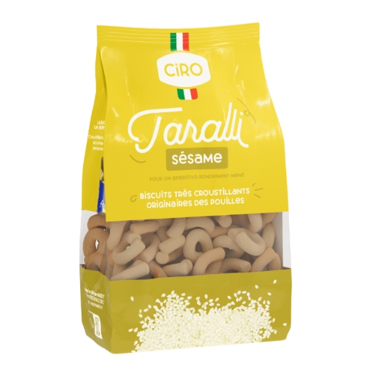 Biscuits apéritifs taralli sésame CIRO