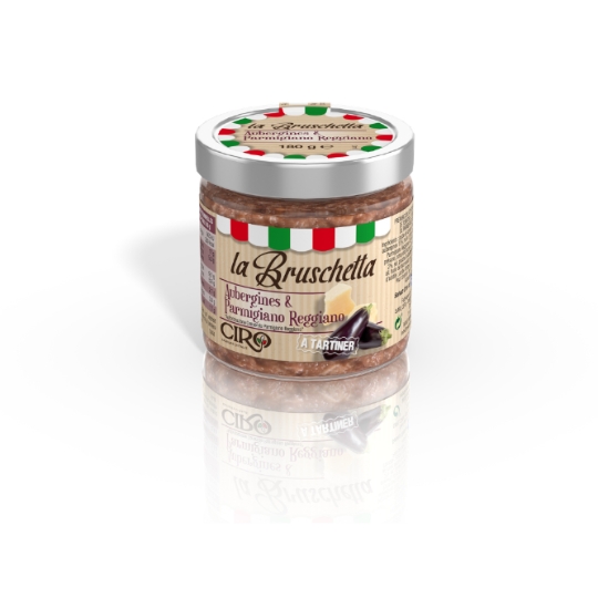 Tartinable Aubergine Tomate et Parmesan CIRO