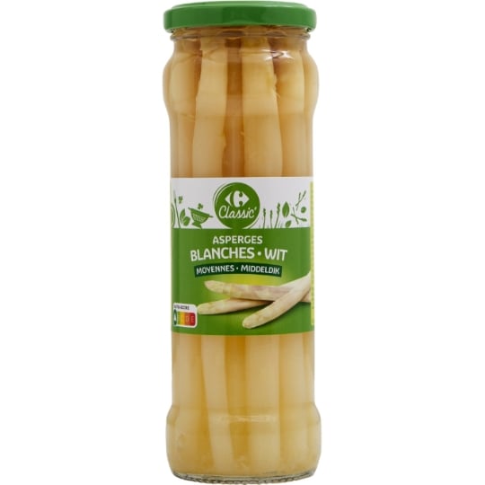 Asperges Blanches Moyennes CARREFOUR CLASSIC'