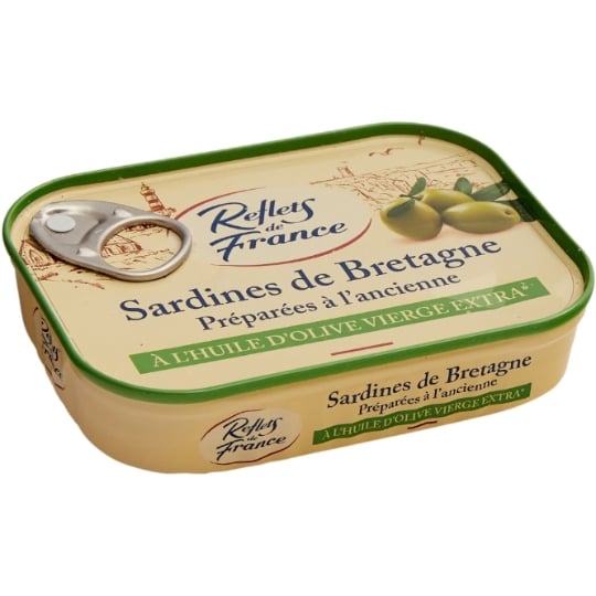 Sardines à l'Huile d'Olive Vierge Extra REFLETS DE FRANCE