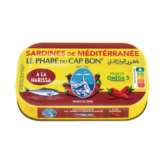 Sardines a la Harissa LE PHARE DU CAP BON