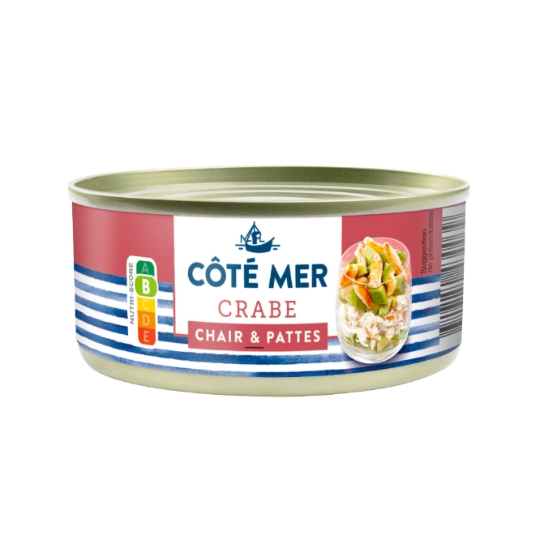 Fruits de mer Crabe chair et pattes COTE MER