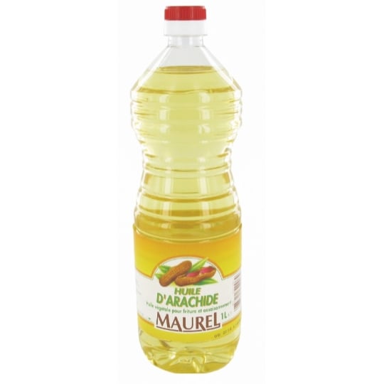 Huile D'arachide  1l / Bouteille 15 Bouteilles MAUREL