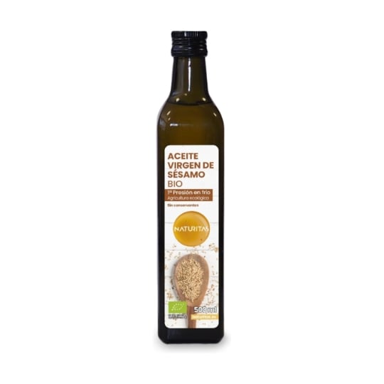 Naturitas - Huile De Sésame Première Pression À Froid Bio 500 Ml De Huile