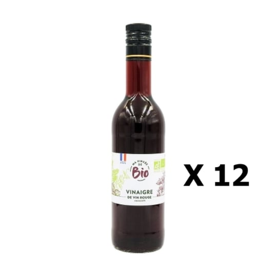 Lot 12x Vinaigre De Vin Bio - France - Ma Pincée Bio - Bouteille 500ml MA PINCÃ‰E BIO