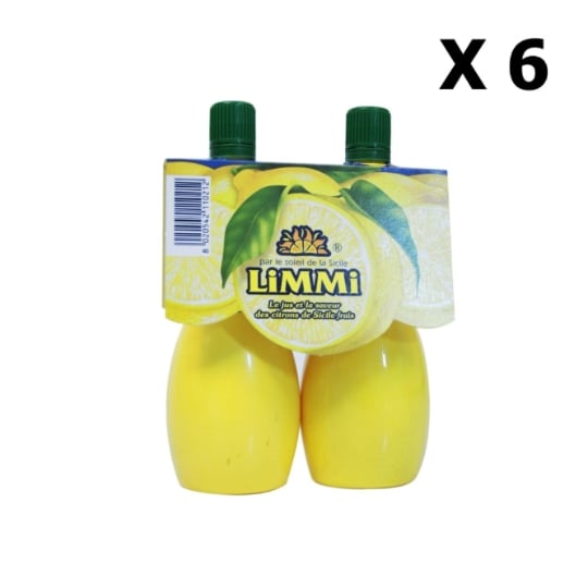 Lot 6x Lot 2x Jus Citron Pressé - Limmi - Pipette 125 Ml LIMMI
