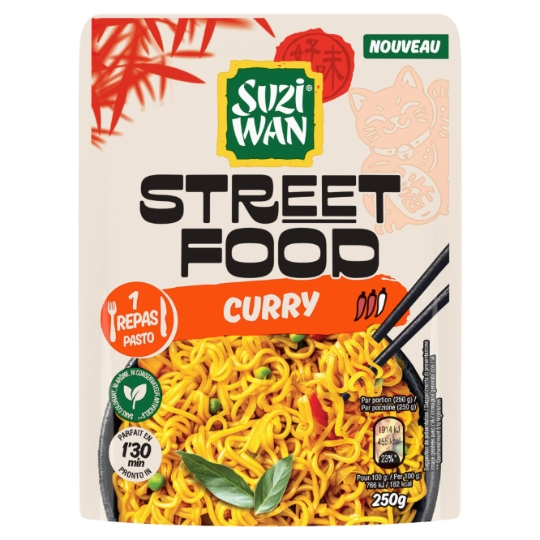 Nouilles préparées Street Food Curry SUZI WAN