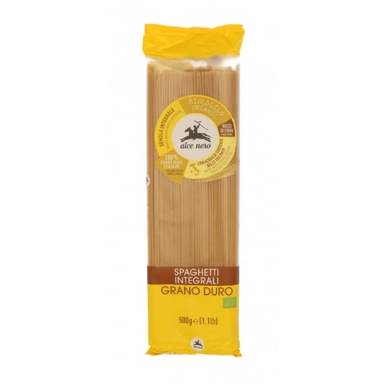 Alce Nero Spaghettis Complets De Blé Dur Biologique 500 G