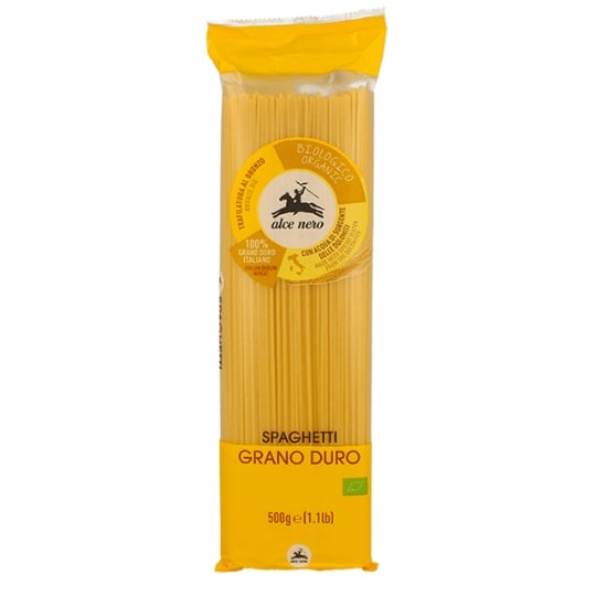 Alce Nero Spaghetti De Blé Dur Biologique 500 G