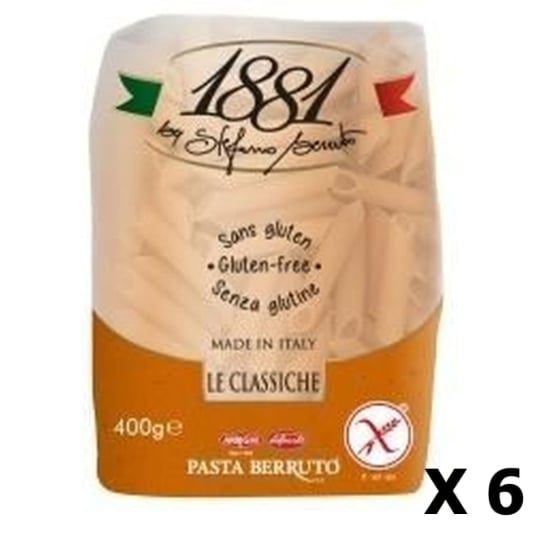 Lot 6x Pâtes Italiennes Penne N°30 - Sans Gluten - 1881 Pasta Berruto - Paquet 400g PASTA BERRUTO - 1881