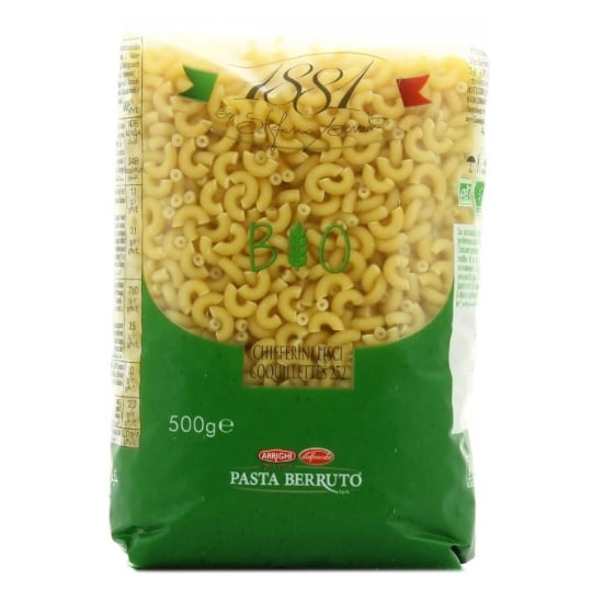Pâtes Italiennes Coquillette Bio N°252 - 1881 Pasta Berruto - Paquet 500g PASTA BERRUTO - 1881
