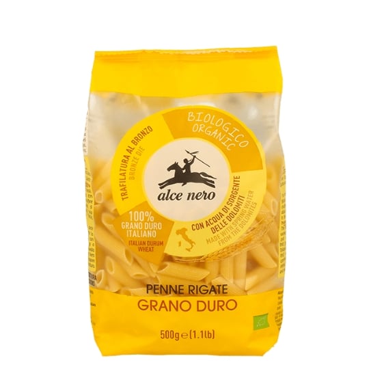 Alce Nero 217312 Pâte Alimentaire 500 G Penne Pâtes Courtes