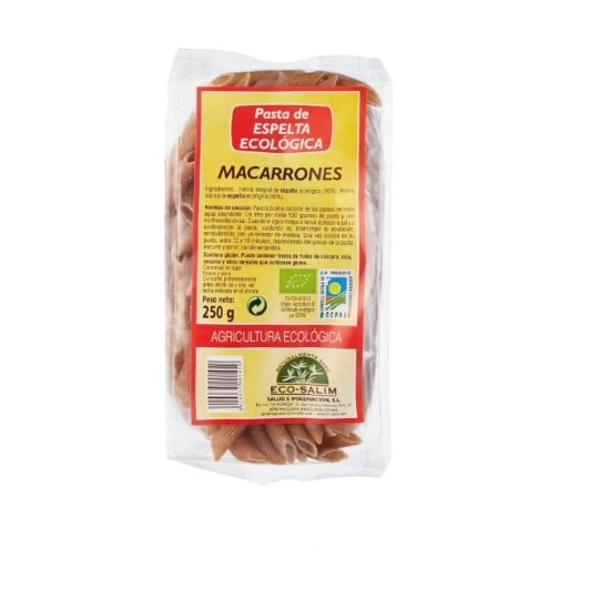 Eco Salim - Macaroni À L'épeautre Écologique 250 G