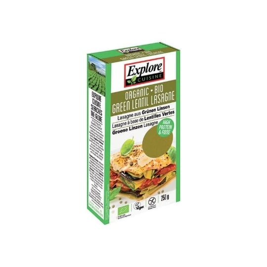 Lasagnes De Lentilles Vertes 250g - EXPLORE CUISINE