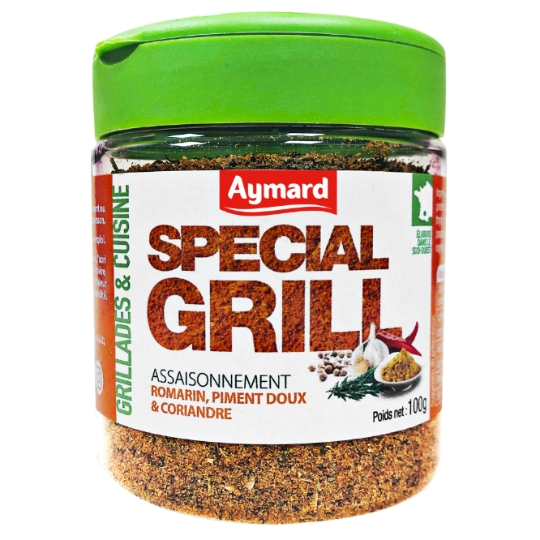 Assaisonnement Spécial Grill Romarin, Piment Doux & Coriandre AYMARD