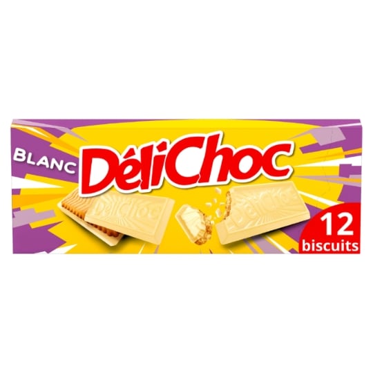 Biscuits Chocolat Blanc DELICHOC