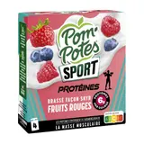 Compote Protéines Brassé Fruits Rouges POM'POTES
