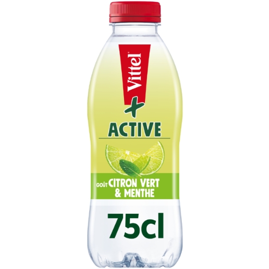 Eau Plate Aromatisée Active Citron Vert Menthe VITTEL
