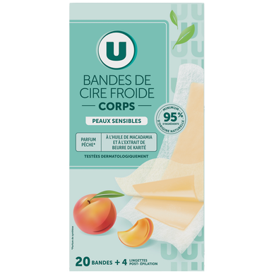 Bande de cire froide pour le corps, x20