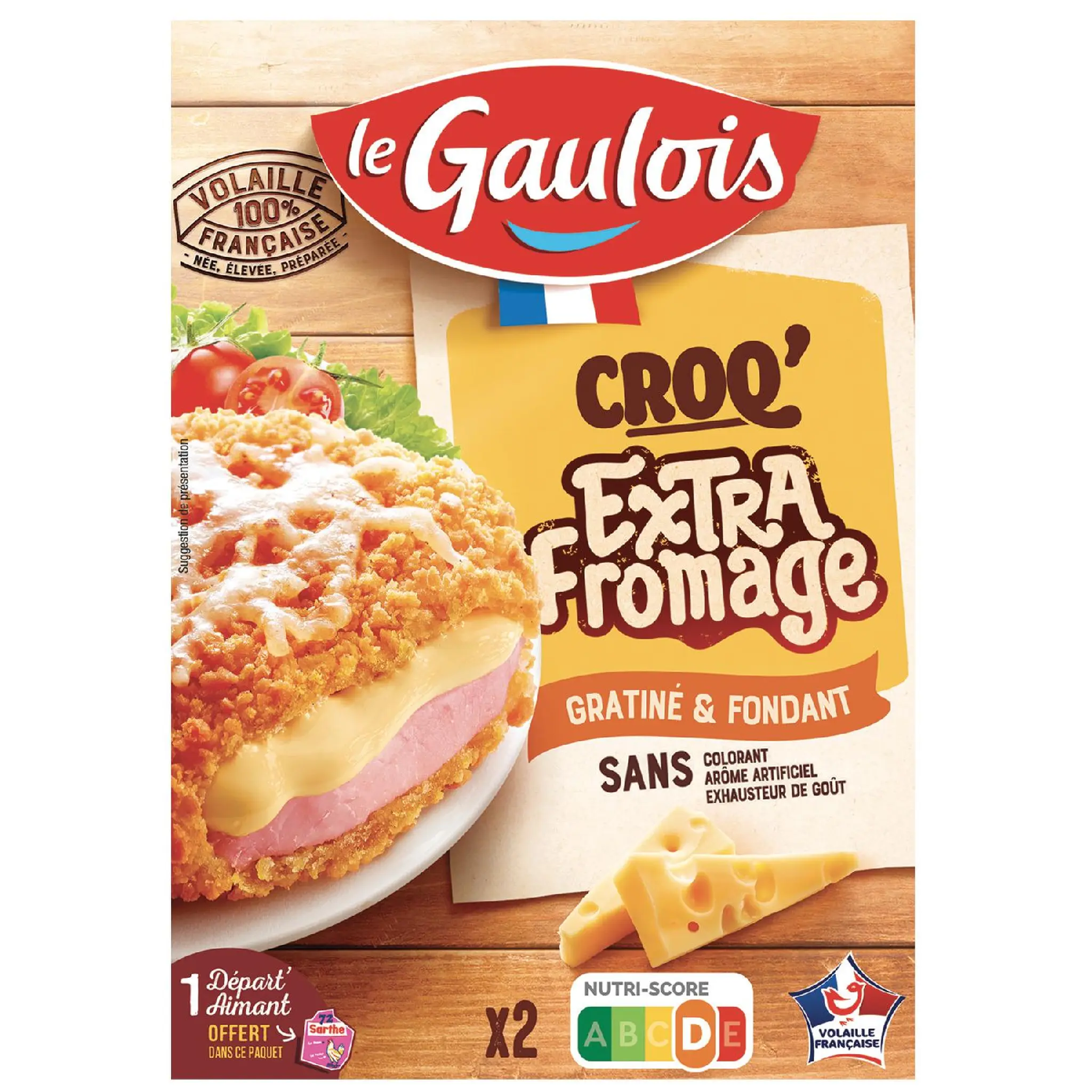 LE GAULOIS Croq extra fromage