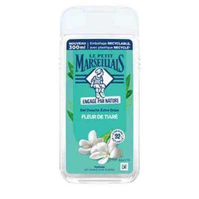 Gel douche extra doux Fleur de tiaré, Le Petit Marseillais (300 ml)