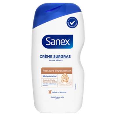 Crème de douche surgras, Sanex (425 ml)