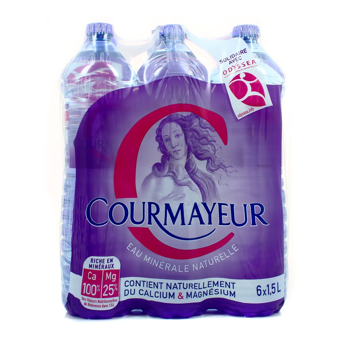 Courmayeur Eau minérale naturelle, 6x1,5L
