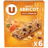 Barres aux 5 céréales abricot x 6  -  126g